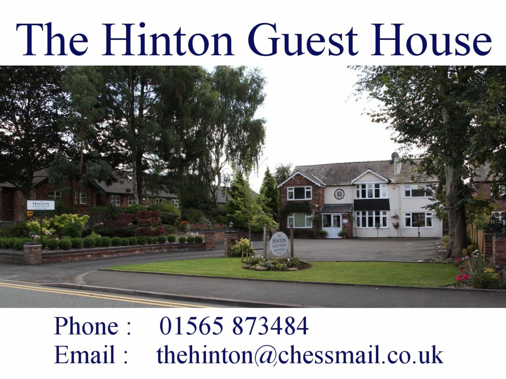 The Hinton Guest House Knutsford Buitenkant foto